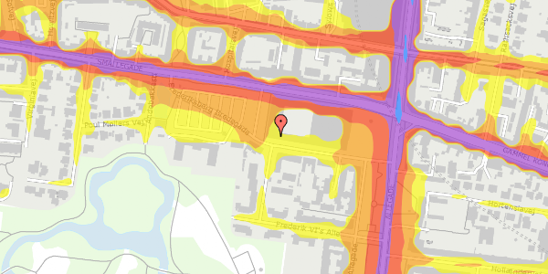 Trafikstøjkort på Frederiksberg Bredegade 6, 2000 Frederiksberg