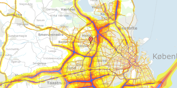 Trafikstøjkort på Literbuen 11, st. , 2740 Skovlunde