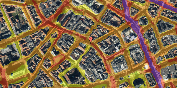 Trafikstøjkort på Købmagergade 33, 2. , 1150 København K