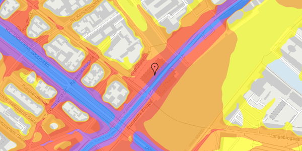 Trafikstøjkort på Bryghuspladsen 8, 5. 502, 1473 København K