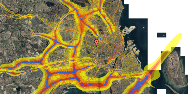 Trafikstøjkort på Vanløse Allé 79, st. 15, 2720 Vanløse