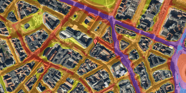 Trafikstøjkort på Møntergade 10, 1. tv, 1116 København K