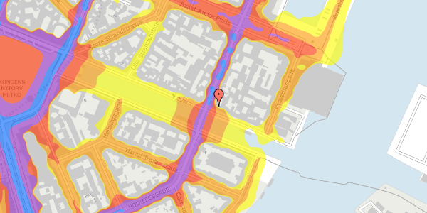 Trafikstøjkort på Nyhavn 49, 1051 København K