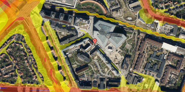 Trafikstøjkort på Preben Kaas' Vænge 3, 2. 215, 2000 Frederiksberg