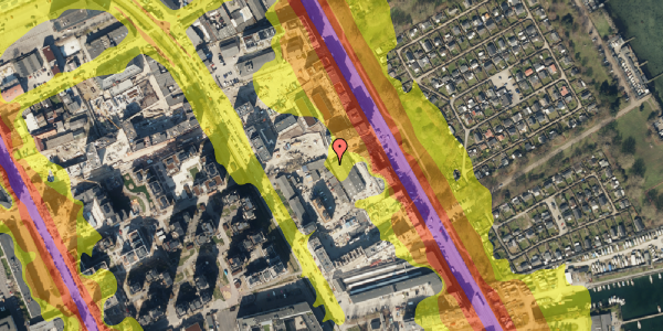 Trafikstøjkort på Ved Amagerbanen 31C, st. 4, 2300 København S