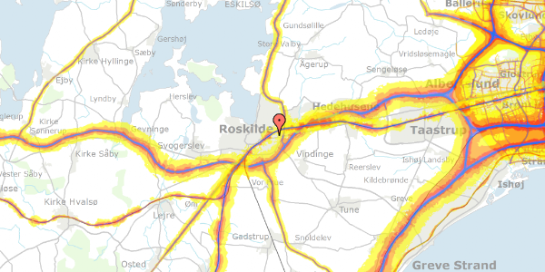 Trafikstøjkort på Ro's Have 18, 1. 6, 4000 Roskilde