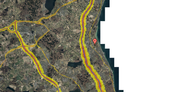 Trafikstøjkort på Louiselund 6, 1. 24, 2970 Hørsholm