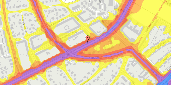 Trafikstøjkort på Bellahøjvej 112, 3. , 2720 Vanløse