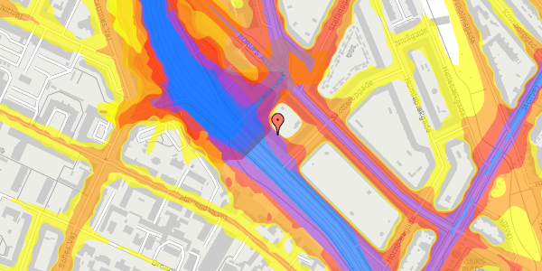 Trafikstøjkort på Ågade 140, st. , 2200 København N