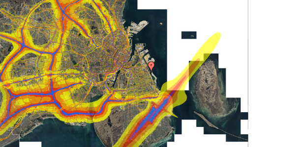 Trafikstøjkort på Krimsvej 11E, st. tv, 2300 København S