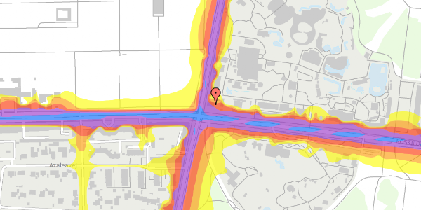 Trafikstøjkort på Roskildevej 40, 2. 2, 2000 Frederiksberg