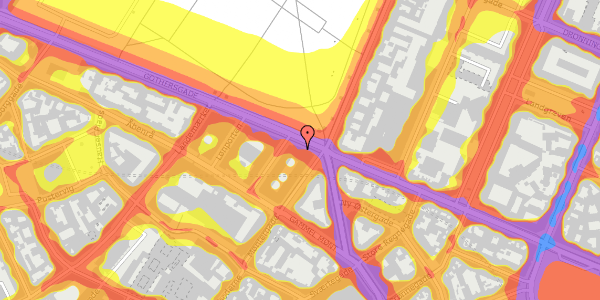 Trafikstøjkort på Gothersgade 49, kl. , 1123 København K