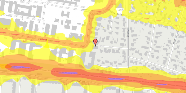 Trafikstøjkort på Metalbuen 30, 2750 Ballerup