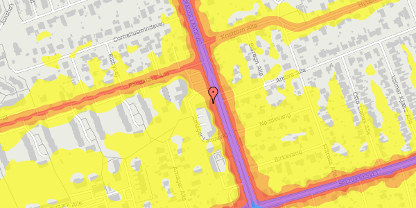 Trafikstøjkort på Amager Landevej 40, 2. 1, 2770 Kastrup