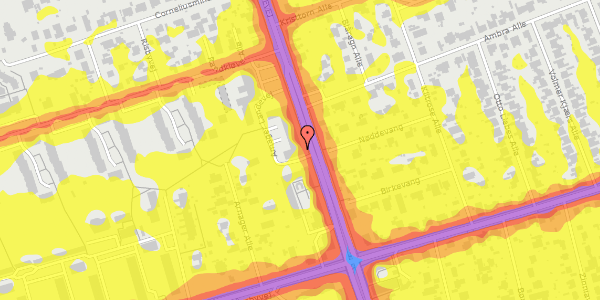 Trafikstøjkort på Amager Landevej 42, 1. 6, 2770 Kastrup