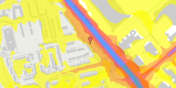 Trafikstøjkort på Firkløverparken 9, 3. tv, 2625 Vallensbæk