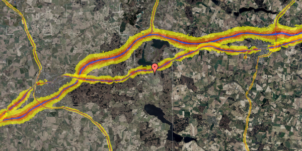 Trafikstøjkort på Liselundvej 30, 4180 Sorø