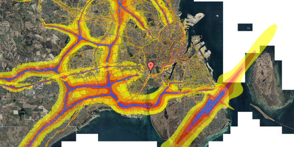 Trafikstøjkort på Grønttorvet 10, 1. , 2500 Valby