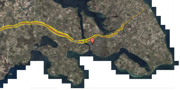 Trafikstøjkort på Nørre Havnegade 40, st. 6, 6400 Sønderborg