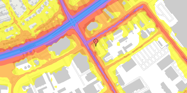 Trafikstøjkort på Rødegårdsvej 174, 5230 Odense M