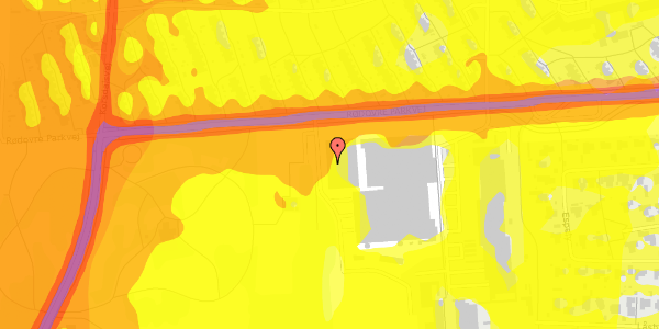 Trafikstøjkort på Rødovre Parkvej 475, 2610 Rødovre