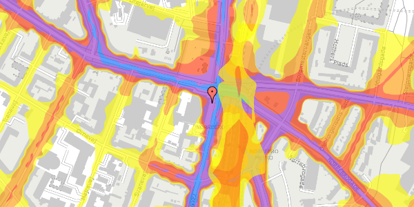 Trafikstøjkort på Frederikssundsvej 5, st. , 2400 København NV