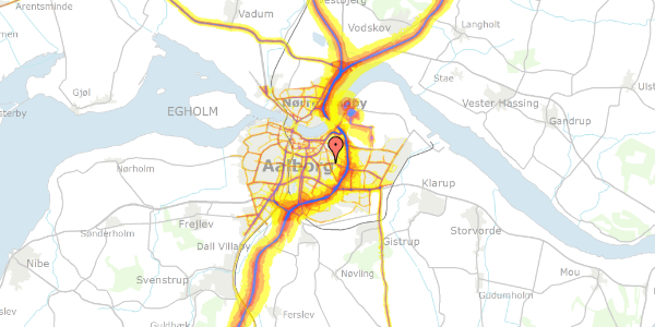 Trafikstøjkort på Mariendalsvej 9, . 5, 9000 Aalborg