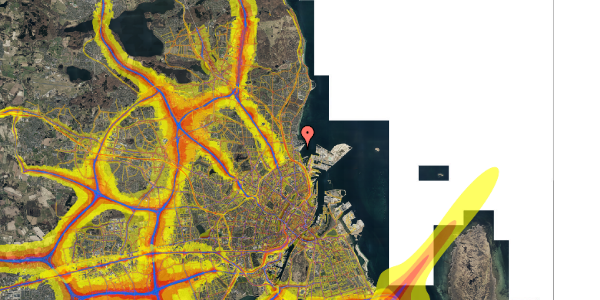 Trafikstøjkort på Tuborg Strandeng 2, 2900 Hellerup