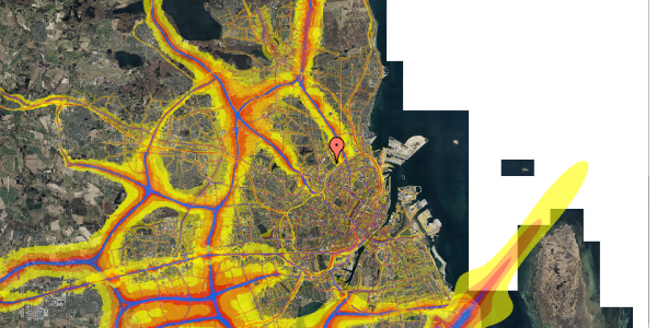 Trafikstøjkort på Bispebjerg Bakke 23, 2. , 2400 København NV