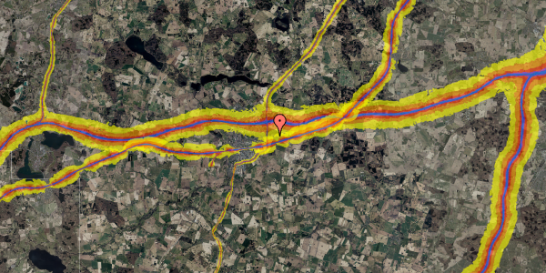 Trafikstøjkort på Kærehave Skovvej 15, 1. 8, 4100 Ringsted