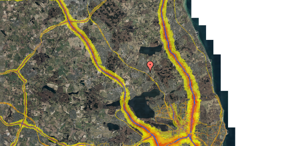 Trafikstøjkort på Teglporten 23, 1. 5, 3460 Birkerød