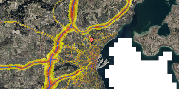 Trafikstøjkort på Olof Palmes Allé 31A, 2. 4, 8200 Aarhus N