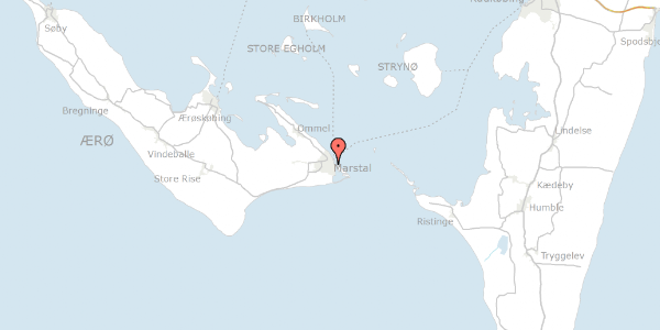 Trafikstøjkort på Prinsensgade 21, 5960 Marstal