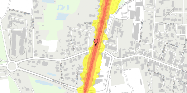 Trafikstøjkort på Himmerlandsvej 2, 9520 Skørping