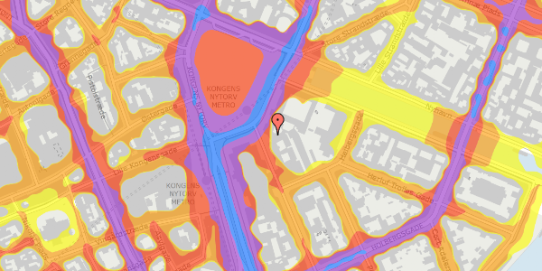 Trafikstøjkort på Kongens Nytorv 5, st. , 1050 København K