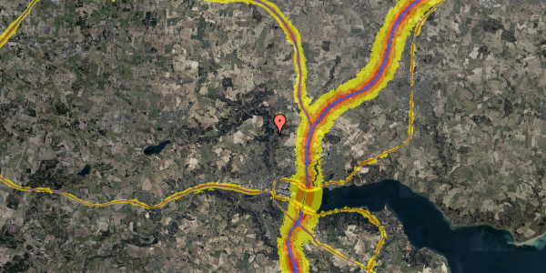 Trafikstøjkort på Ved Hammerværket 20, 2. mf, 7100 Vejle