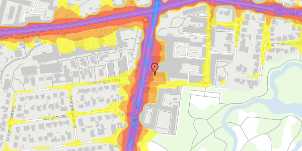 Trafikstøjkort på Porcelænshaven 28, 4. 20, 2000 Frederiksberg