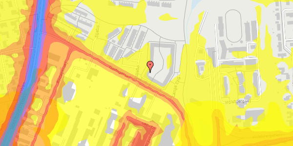 Trafikstøjkort på Lange Eng 5, 2620 Albertslund