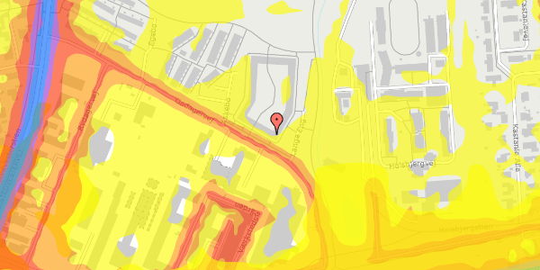 Trafikstøjkort på Lange Eng 10, 2620 Albertslund