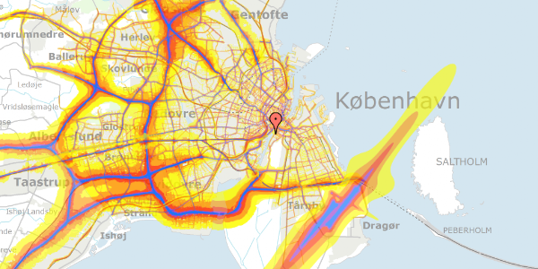 Trafikstøjkort på Kalvebod Brygge 41, 7. , 1560 København V