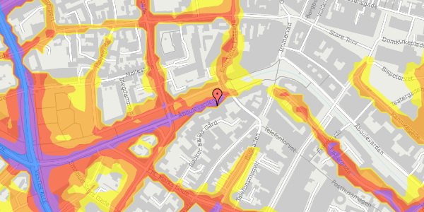 Trafikstøjkort på Åboulevarden 51, 8000 Aarhus C