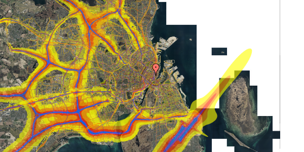 Trafikstøjkort på Pilestræde 10, 3. th, 1112 København K