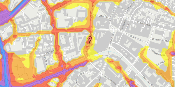 Trafikstøjkort på Emil Vetts Passage 2, 8000 Aarhus C