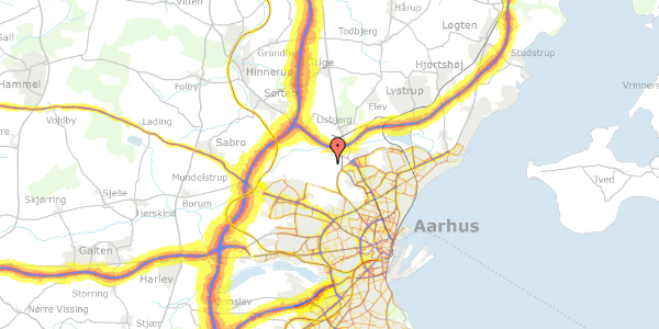 Trafikstøjkort på Agro Food Park 10, 8200 Aarhus N