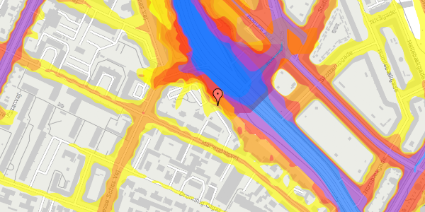 Trafikstøjkort på Mariendalsvej 32, 2000 Frederiksberg