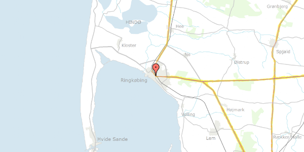 Trafikstøjkort på Fjord Alle 6, st. , 6950 Ringkøbing