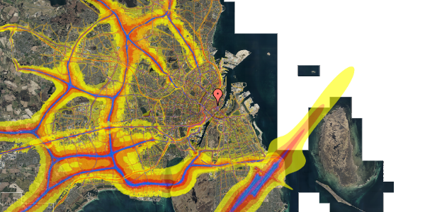 Trafikstøjkort på Niels Hemmingsens Gade 4, st. 1, 1153 København K