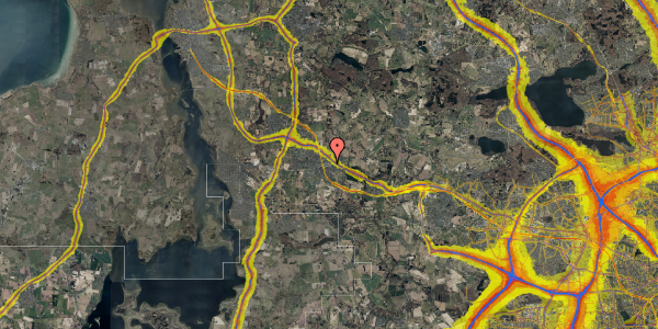 Trafikstøjkort på Damgårdsvej 9C, 2. 4, 3660 Stenløse