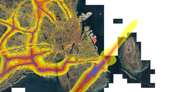 Trafikstøjkort på Amager Strandvej 130H, 2. th, 2300 København S