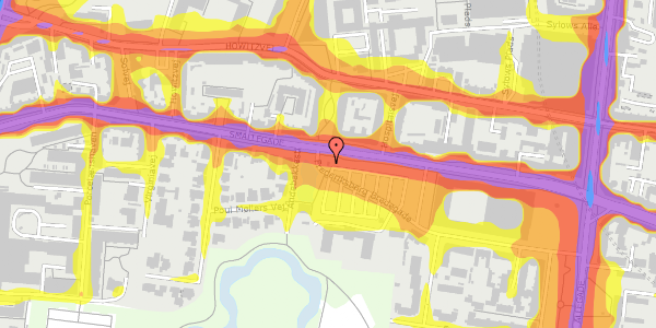 Trafikstøjkort på Frederiksberg Bredegade 20, 2000 Frederiksberg